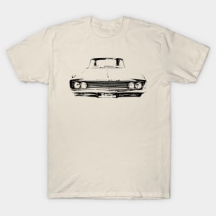 Oldsmobile Dynamic 88 1960s American classic car monoblock black T-Shirt